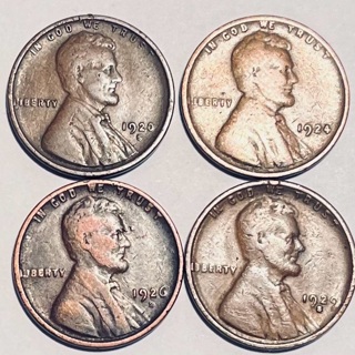 4 Harder to Find 1920’s Lincoln Pennies 
