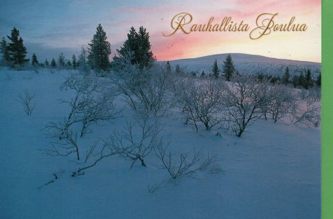 used Postcard: Merry Christmas from Finland