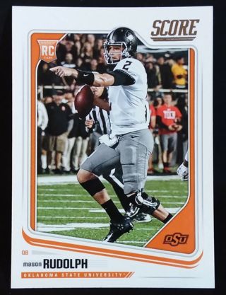 2018 SCORE MASON RUDOLPH ROOKIE CARD