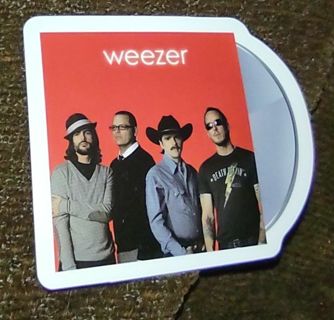 Weezer band laptop computer sticker water bottle Xbox PS4 cooler luggage hard hat tool box