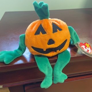 1998 ty Beanie Babies, "Pumpkin “