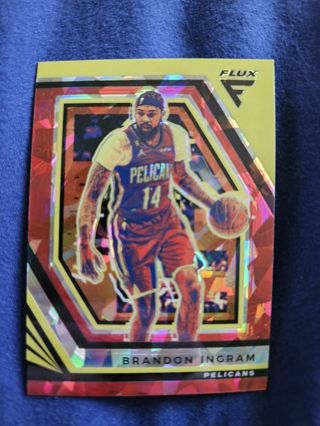 2022-23 Panini Flux Red Cracked Ice Brandon Ingram