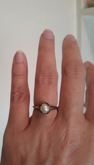 Vintage Pearl Ring, size 6