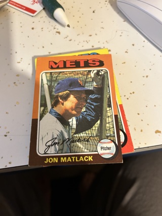 1975 topps jon matlack