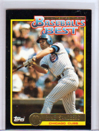 Ryne Sandberg, 1992 Topps McDonald's Baseball's Best Card #5, Chicago Cubs, HOFr, (L6)