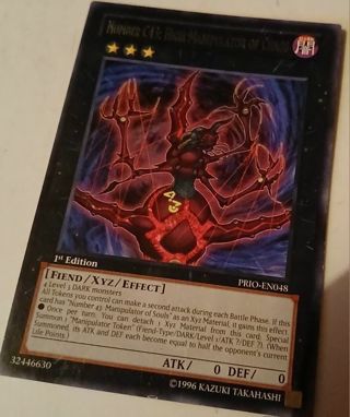 YU-GI-OH-NUMBER C43: MANIPULATOR OF CHAOS- 1ST EDITION