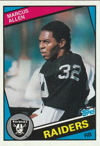 1984 Topps Marcus Allen #98 Football Card