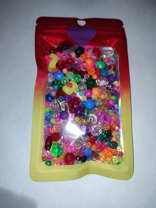 Pack of Beads / Bead Mix #1 / Plastic Beads