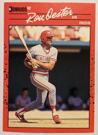 Ron Oester 1990 Donruss Cincinnati Reds