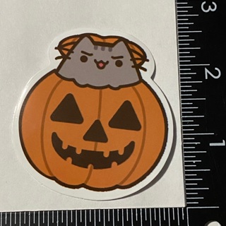 Pusheen Kawaii Halloween cat large sticker decal NEW 