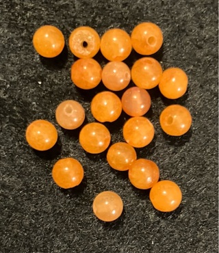 Dark Orange Aventurine Beads