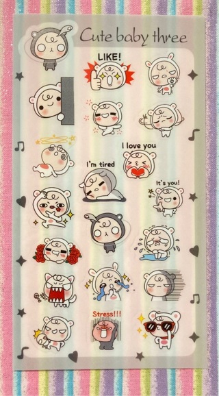 Kawaii baby stickers #3 