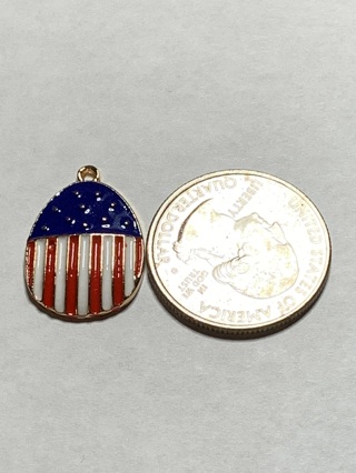 4th OF JULY CHARM~#3~1 CHARM ONLY~FREE SHIPPING!