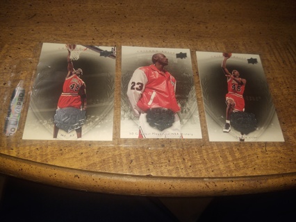 Three Card Lot NBA veteran the goat Michael Jordan