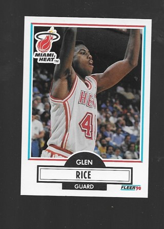 1990 FLEER GLEN RICE #101