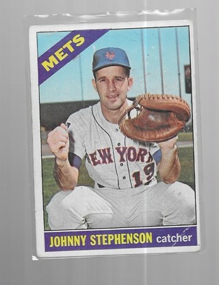 1966 TOPPS JOHNNY STEPHENSON #17