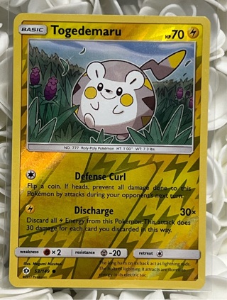 Pokémon TCG Togedemaru Reverse Holo 53/149