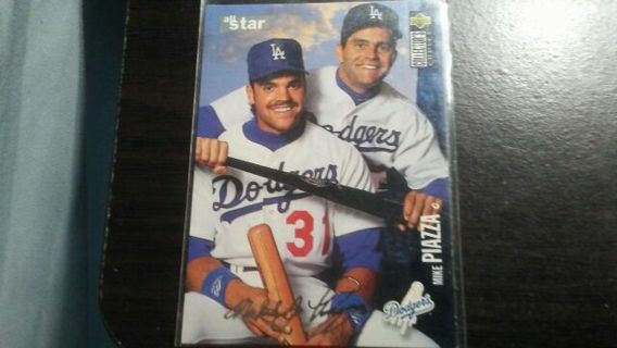 1995 UPPER DECK ALL STAR COLLECTORS CHOICE MIKE PIAZZA LA DODGERS BASEBALL CARD# 185