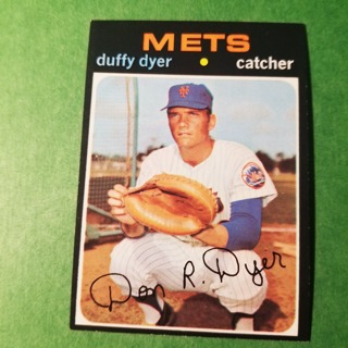 1971 Topps Vintage Baseball Card # 136 - DUFFY DYER - METS - NRMT/MT