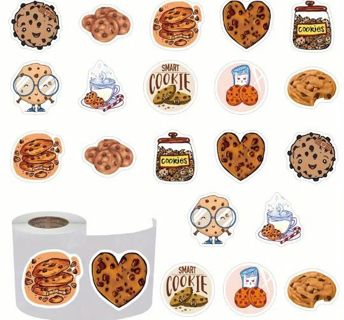 ↗️NEW⭕(10) 1" COOKIE STICKERS!!⭕SMART COOKIE