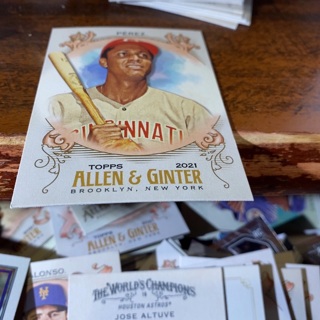 2021 Topps allen & ginter tony Perez baseball card 