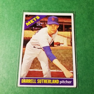  1966 - TOPPS BASEBALL CARD NO. 191 - DARRELL SUTHERLAND - METS