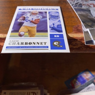 2023 panini chronicles Zach charbonnet rookie football card 