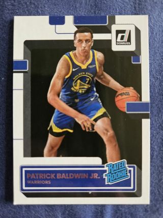 2022-23 Donruss Rated Rookie Patrick Baldwin Jr.