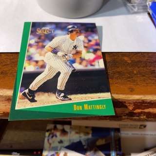 1993 score select don mattingly baseball card 