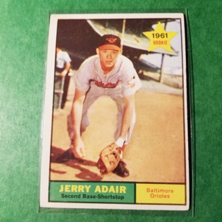 1961 - TOPPS BASEBALL CARD NO. 71 - JERRY ADAIR ROOKIE - ORIOLES