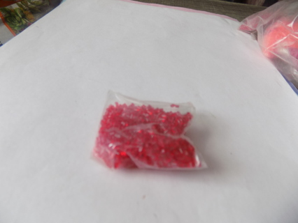 small baggie red cooking crystals for crafts