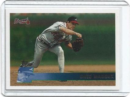 1996 TOPPS GREG MADDUX CARD