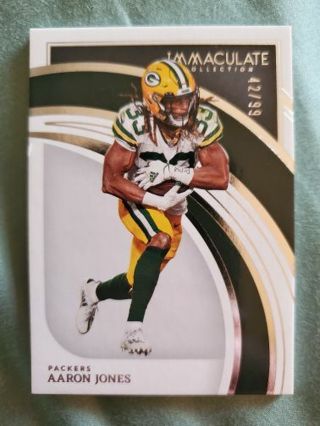 2022 Panini Immaculate Collection Aaron Jones