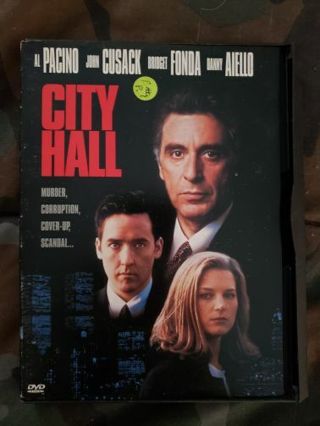 Dvd... City Hall with Al Pacino... John Cusack... Bridget Fonda... Danny Aiello