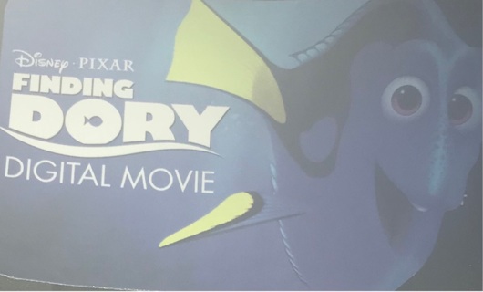 Finding Dory Digital Code