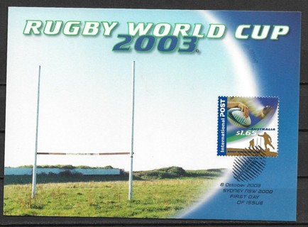 2003 Australia Sc2201 Rugby World Cup: Rugby Paddock maxi card