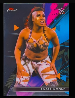 2021 WWE Topps Finest Chrome - Ember Moon  Card #83 NM