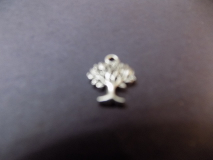 Silvertone tree of life charm 