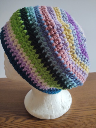 Hand Crocheted Slouch Hat 