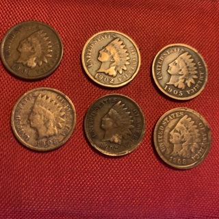 Choose 2 Indian Pennies 1900’S – 125+ Years Old