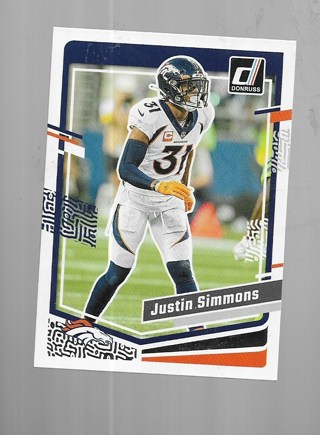 2023 DONRUSS JUSTIN SIMMONS #91