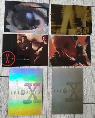 6 X Files Cards