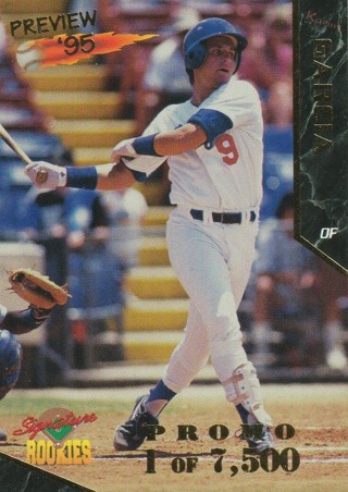 1995 Signature Rookies Baseball Karim Garcia Preview '95 Promos Card #P-3 /7500