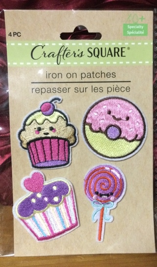 Cupcakes, Donut and Lollipop Iron On Patches