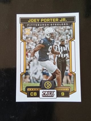 Pittsburgh Steelers Joey Porter Jr. ROOKIE Football Card