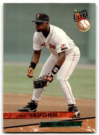 1993 Fleer Ultra Mo Vaughn Boston Red Sox #156 Baseball Card