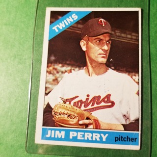 1966 - TOPPS BASEBALL CARD NO. 283 - JIM PERRY - TWINS