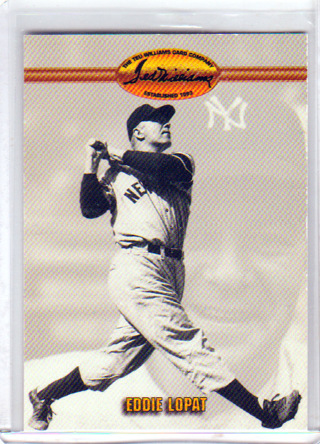 Ed Lopat, 1993 Ted Williams Card #65, New York Yankees, (EL)