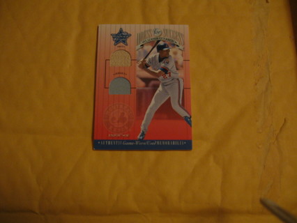 2001 VLADIMIR GUERRERO, Sr.,, jersey& bat card