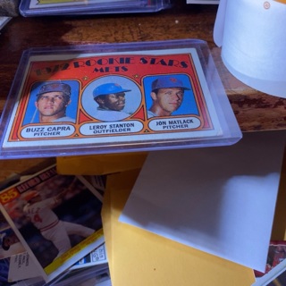 1972 topps Mets rookie stars baseball card 
